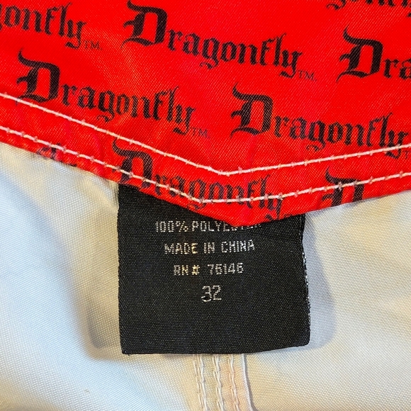 Dragon Fly Greatful Dead Vintage Y2K All Over Print AOP Swim Trunks Shorts  32 - Picture 9 of 11